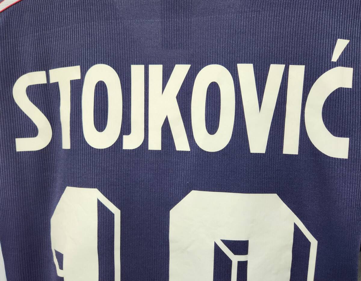 98ユーゴスラビア Yugoslavia (H)＃10 ストイコビッチ STOJKOVIC 半袖 ADIDAS 98フランスW杯仕様 M_画像4