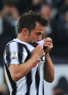 11-12ユベントス(H)#10 デル・ピエロ DEL PIERO 選手用半袖 Nike正規 Coppa Italia決勝戦仕様 M_画像9