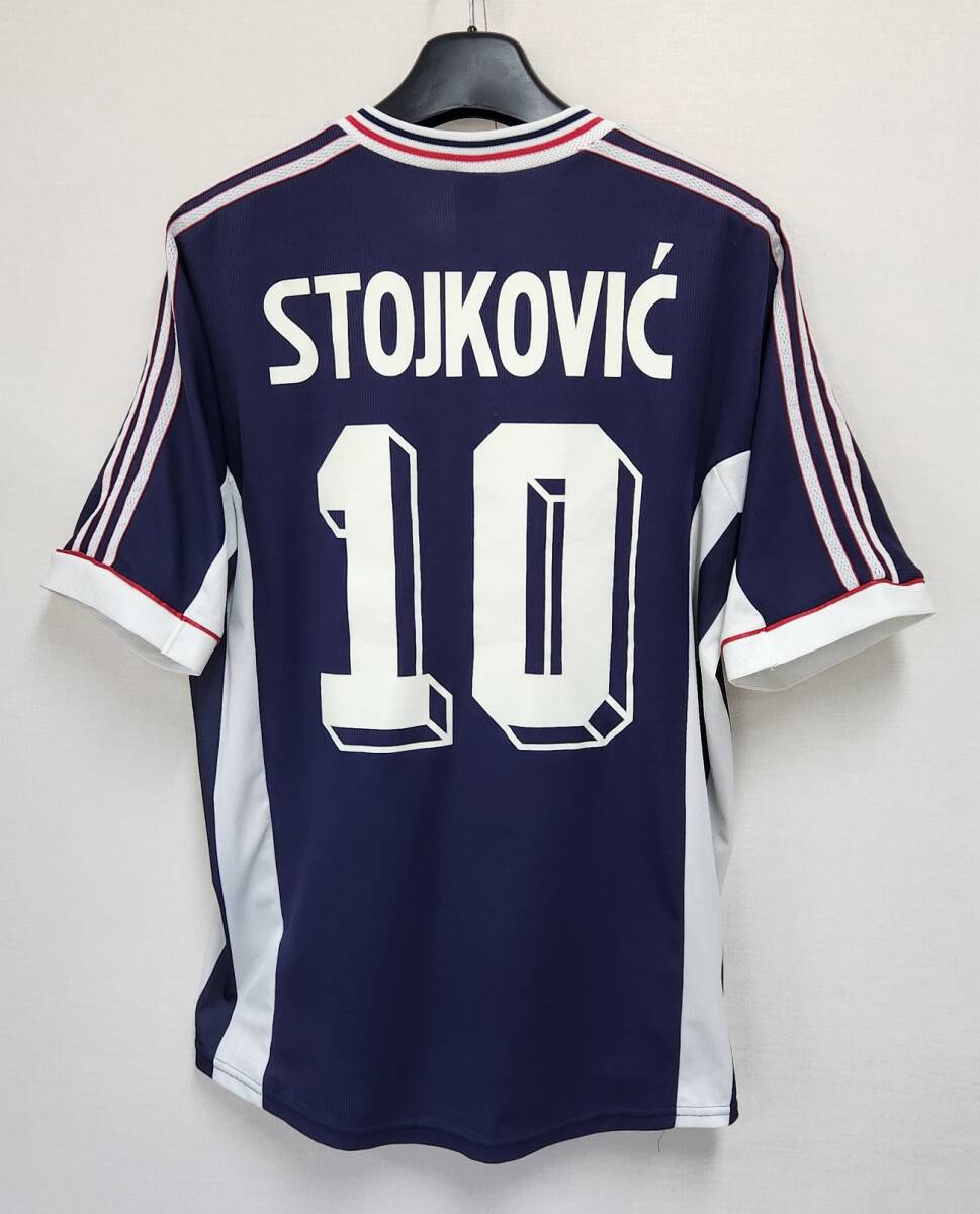 98ユーゴスラビア Yugoslavia (H)＃10 ストイコビッチ STOJKOVIC 半袖 ADIDAS 98フランスW杯仕様 M_画像2