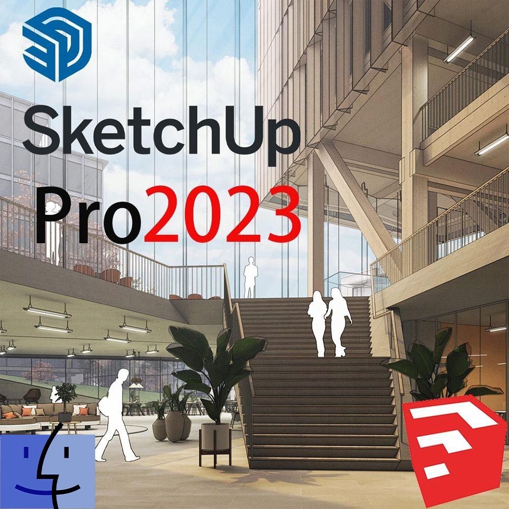 SketchUp Pro 2023 for Mac 日本語ダウンロード永久版の画像1