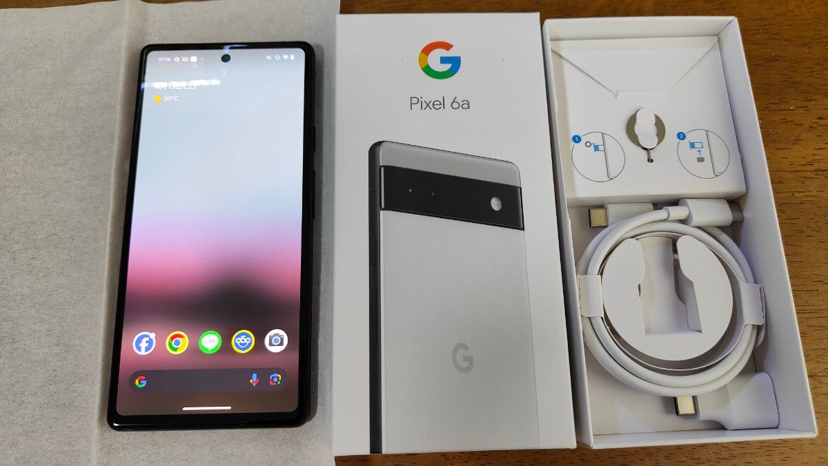 Google Pixel 6a CB17L チョーク 128GB 