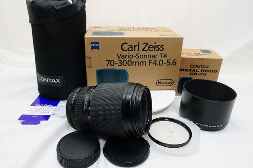 CONTAX Carl Zeiss Vario-Sonnar T* 70-300mm F4.0-5.6 Nマウント コンタック カールツァイス 元箱等付属品多数！ #12685247の画像1