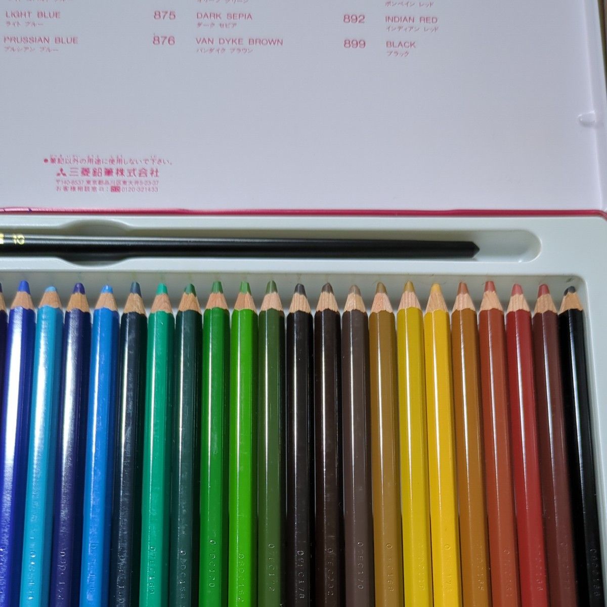 36色　uni　ウォーター カラー　水彩 色鉛筆　三菱鉛筆　 色鉛筆　WATER COLOR　ユニ　水彩筆付