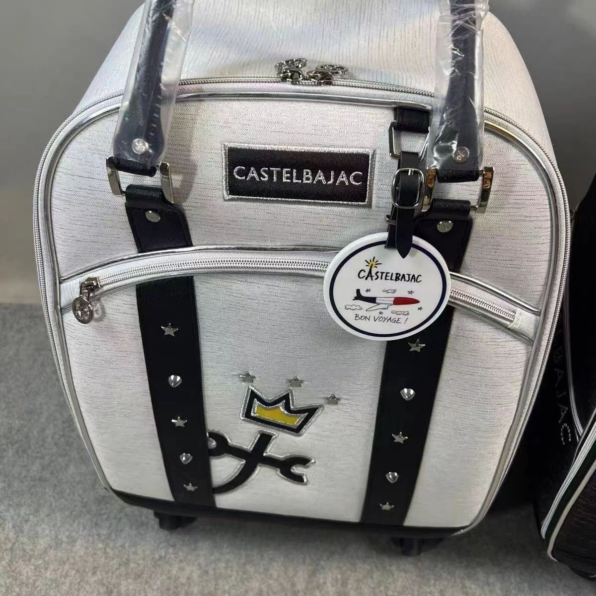 カステルバジャック 新型 ホワイト CASTELBAJAC　キャリーバッグ　キャリーケース　旅行用　ゴルフ用