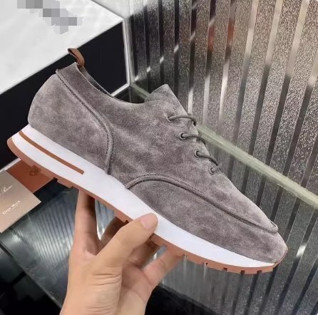 Loro Piana　ロロピアーナ　靴　メンズ　スニーカー　本革　レザー　39-45　サイズ選択可能_画像4