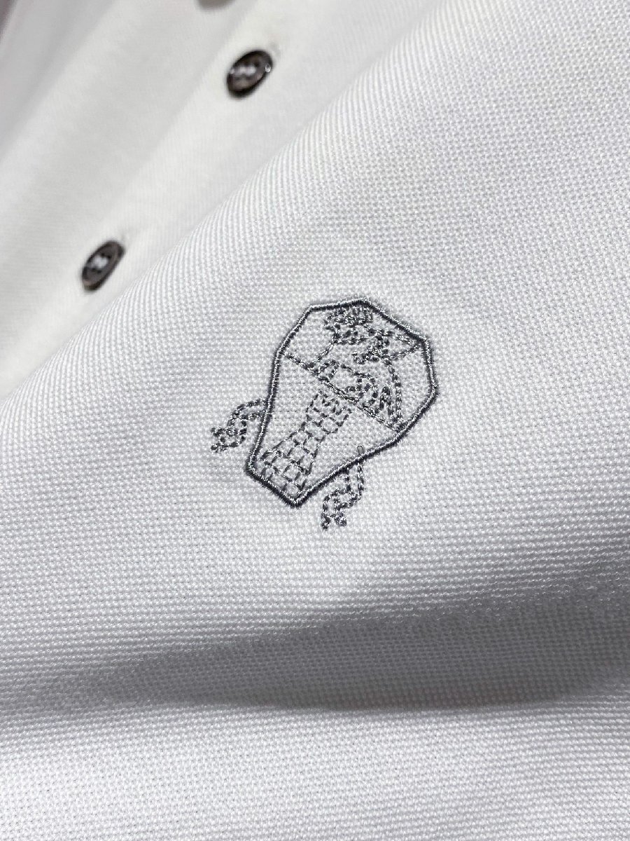 ブルネロクチネリ　BRUNELLO CUCINELLI メンズ　ポロシャツ　Tシャツ　刺繍ロゴ　シンプル　半袖　M-3XL　サイズ選択可能_画像6