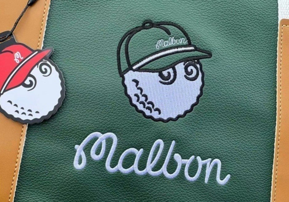 在庫処分セール★マルボンゴルフ★malbon golfボストンバッグ　グリーン_画像8