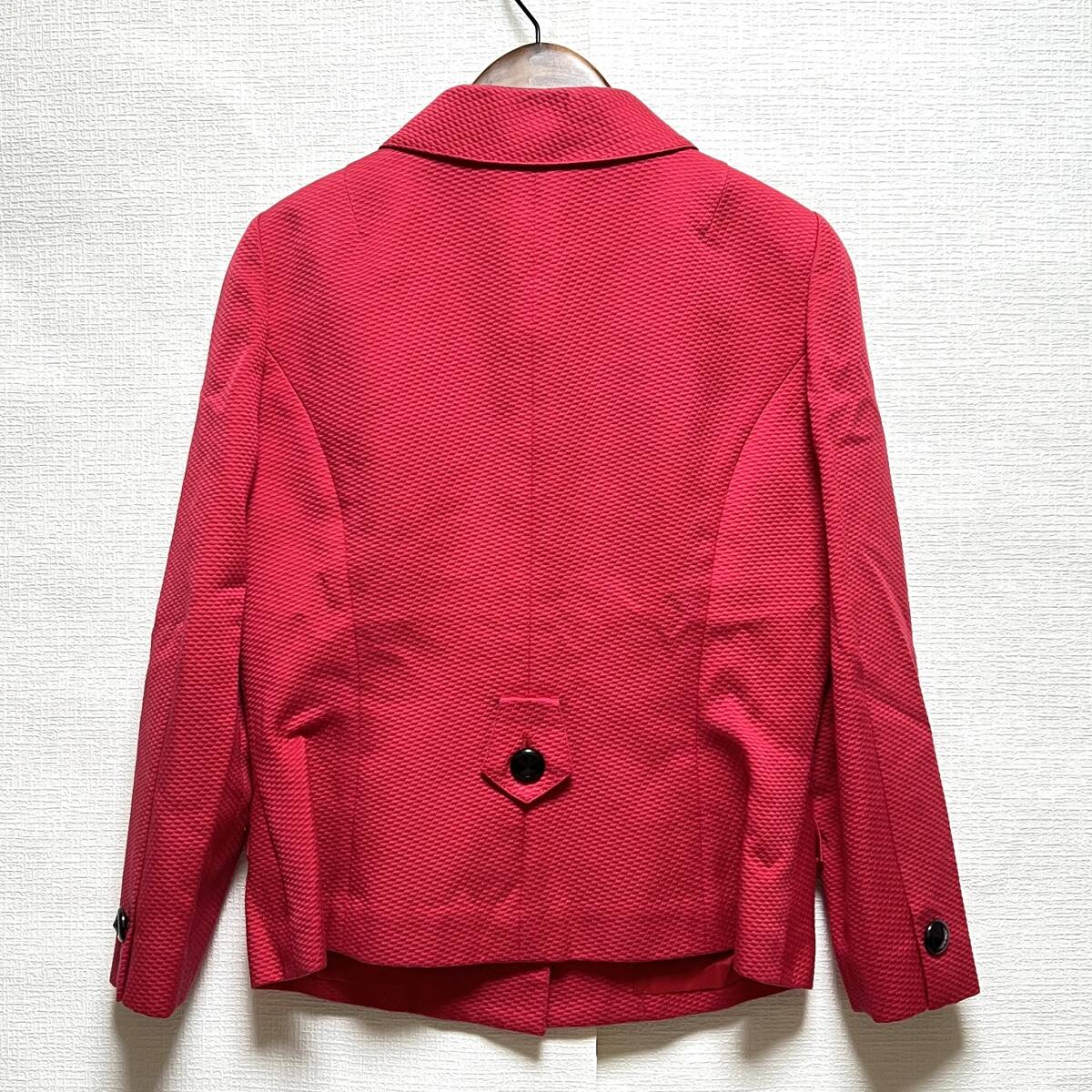 ジュンアシダ jun ashida ジャケット 赤 サイズ９ レターパック可 (860555)の画像4