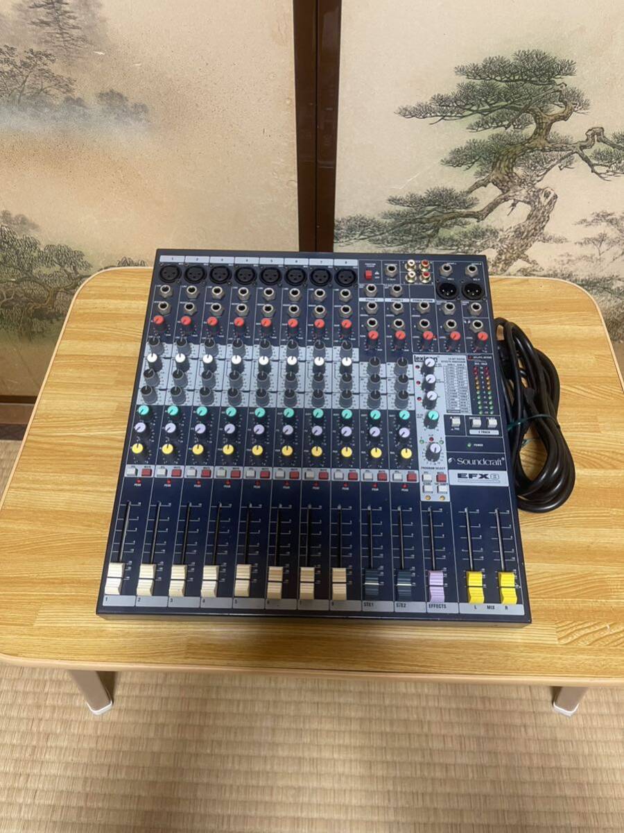 Soundcraft EFX8 アナログミキサーの画像1