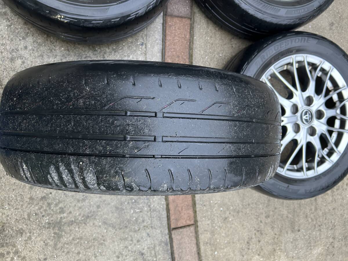 BBS 鍛造　トヨタ 80系 ノア ヴォクシー　16インチ　純正ホイールタイヤ付き　16x6J +50 PCD114.3-5H ４本セット　_画像5