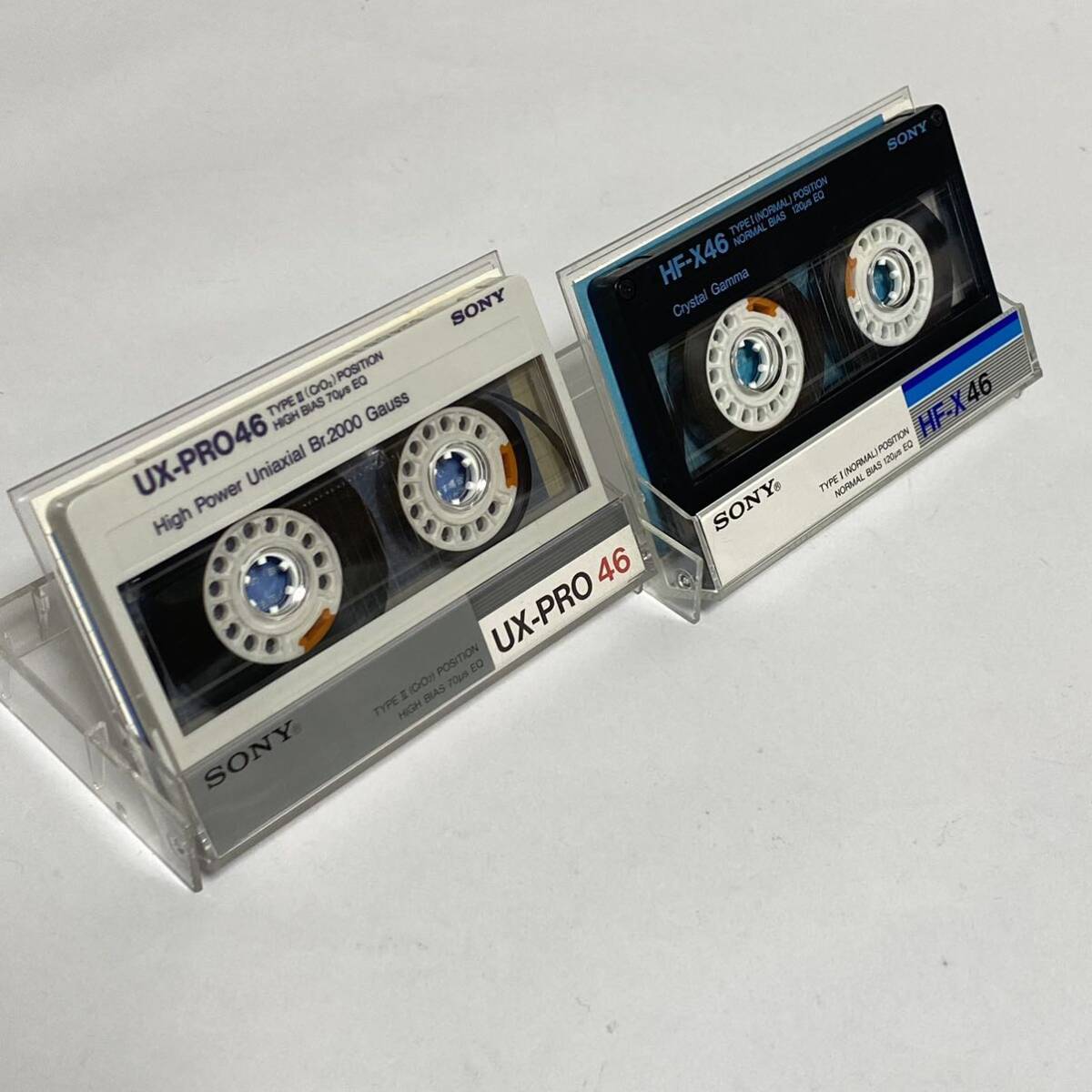 SONY カセットテープ 4本セット UX-PRO46 HF-X46 UX46 ハイポジション ノーマルポジション TYPE-Ⅱ (CrO2) TYPE-Ⅰの画像3