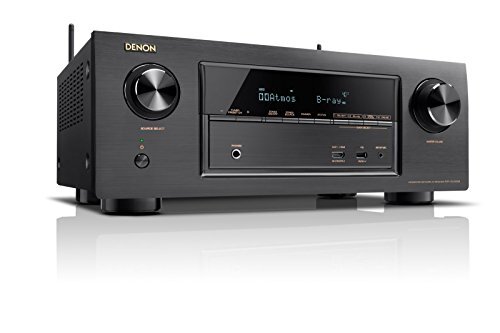 【中古】Denon AVレシーバー 7.2ch Dolby Atmos DTS:X HDCP2.2 5.6 MHz DSD & ハイレゾ対応 ブラッ_画像1