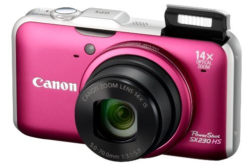 【中古】Canon デジタルカメラ PowerShot SX230 HS レッド PSSX230HS(RE)_画像1