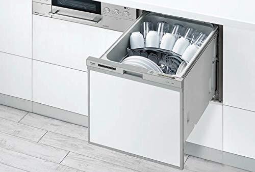 【中古】リンナイ ビルトイン食器洗い乾燥機 シルバー スライドオープンタイプ RKW-404A-SV_画像1