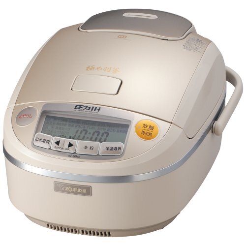 【中古】ZOJIRUSHI 圧力IH炊飯ジャー 【5.5合炊き】 NP-SB10-NP プライムゴールド_画像1