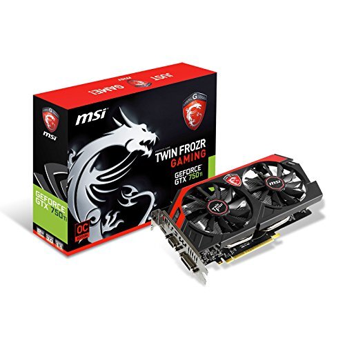 【中古】MSI GeForce GTX 750Ti搭載グラフィックボード N750Ti TF 2GD5/OC_画像1