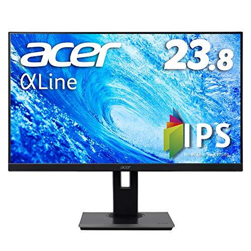 【中古】Acer モニター ディスプレイ AlphaLine 23.8インチ B247Ybmiprzx/IPS/非光沢/フルHD/250cd/4ms/ミニD-Sub 16ピン・HDMI・DisplayPo_画像1
