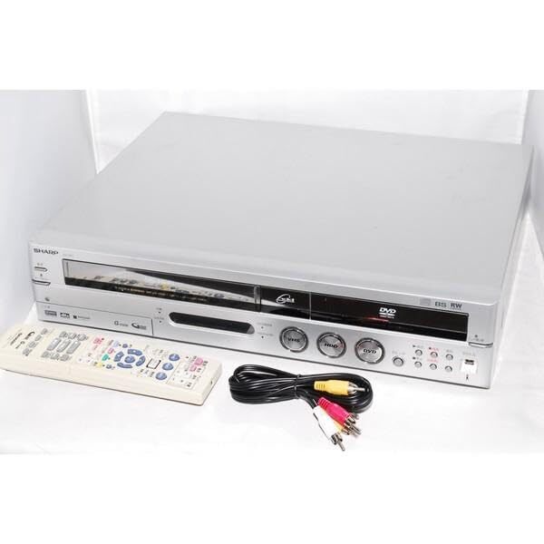 【中古】dvdレコーダー vhsビデオデッキ 簡単ダビング vhs dvd HDD 160GB 一体型レコーター vhs ビデオデッキ SHARP_画像1