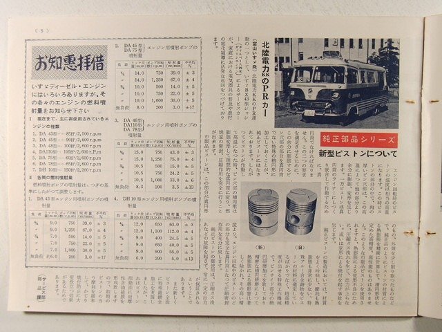 いすゞニュース1956年1月号◆ISUZU/北陸電力/バス/56年型の解説・シャーシ編の画像3