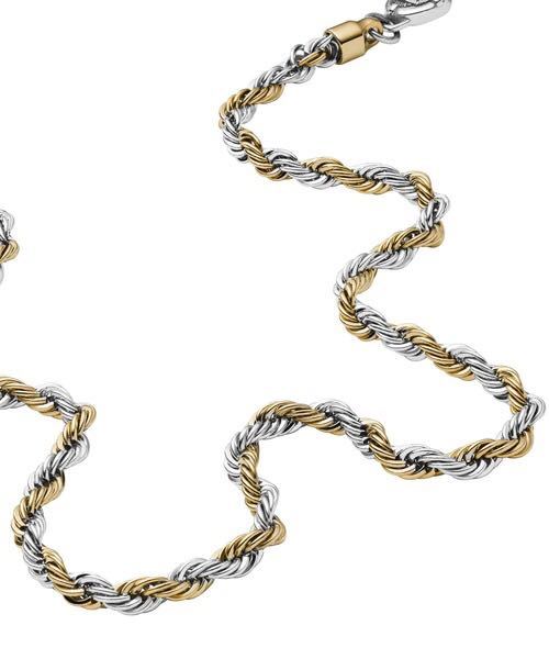 DIESEL necklace screw . Gold silver stainless steel 