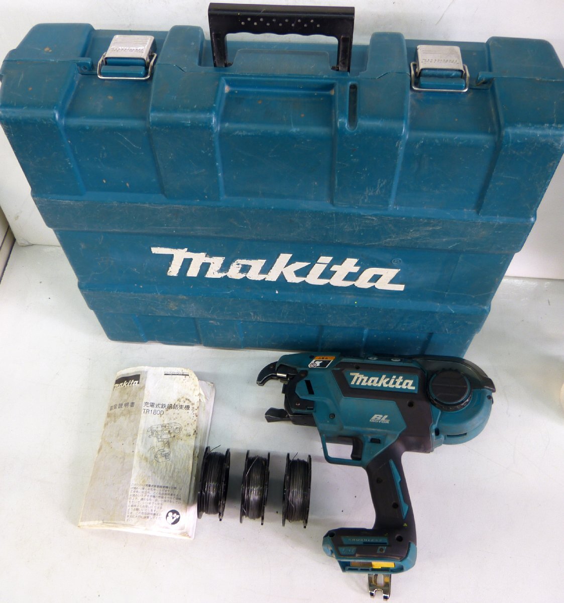 ☆makita マキタ 14.4/18V 充電式鉄筋結束機 本体【TR180D】USED品☆の画像8