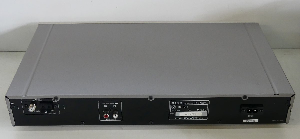 ☆DENON デノン AM/FM ステレオチューナー【TU-1500AE】USED品☆の画像4