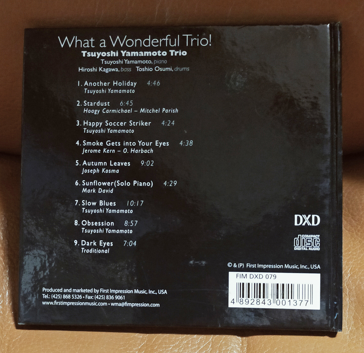 ●CD Fim 山本剛 ホワット・ア・ワンダフル・トリオ What a Wonderful Trio 山本剛トリオ 煙が目にしみる 枯葉 黒い瞳 DXD 高音質CDの画像2