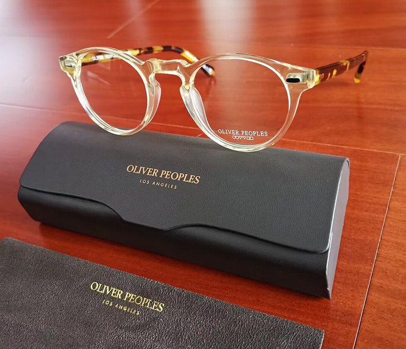 最高級*イタリア製★「OLIVER PEOPLES/オリバーピープルズ」伝説の大人気作・OV5186・ボストン・メガネフレーム/鼈甲/クリア眼鏡の画像6