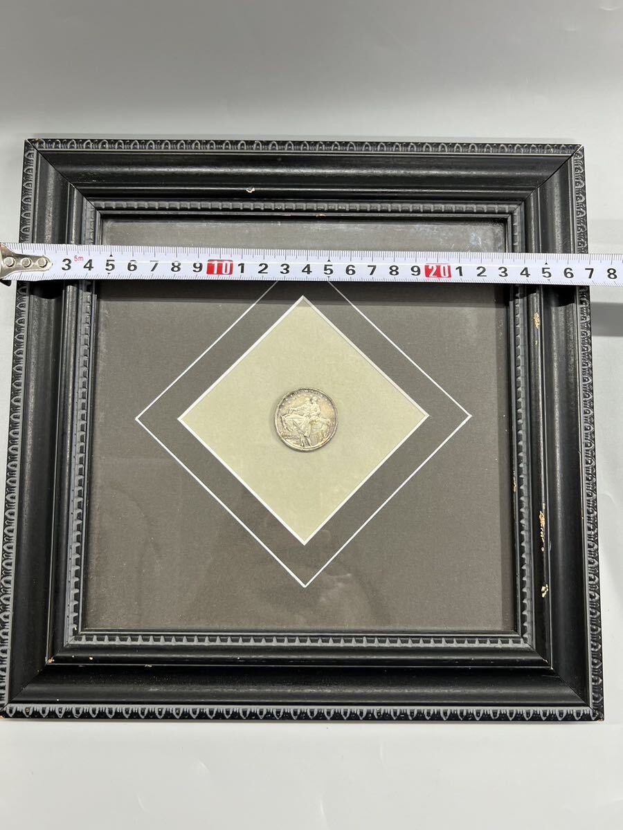 ◆希少◆ レア アンティークコイン モダンコイン 1925 Rare stone mountain half dollar 額付 証明書有 GSH033002_画像7