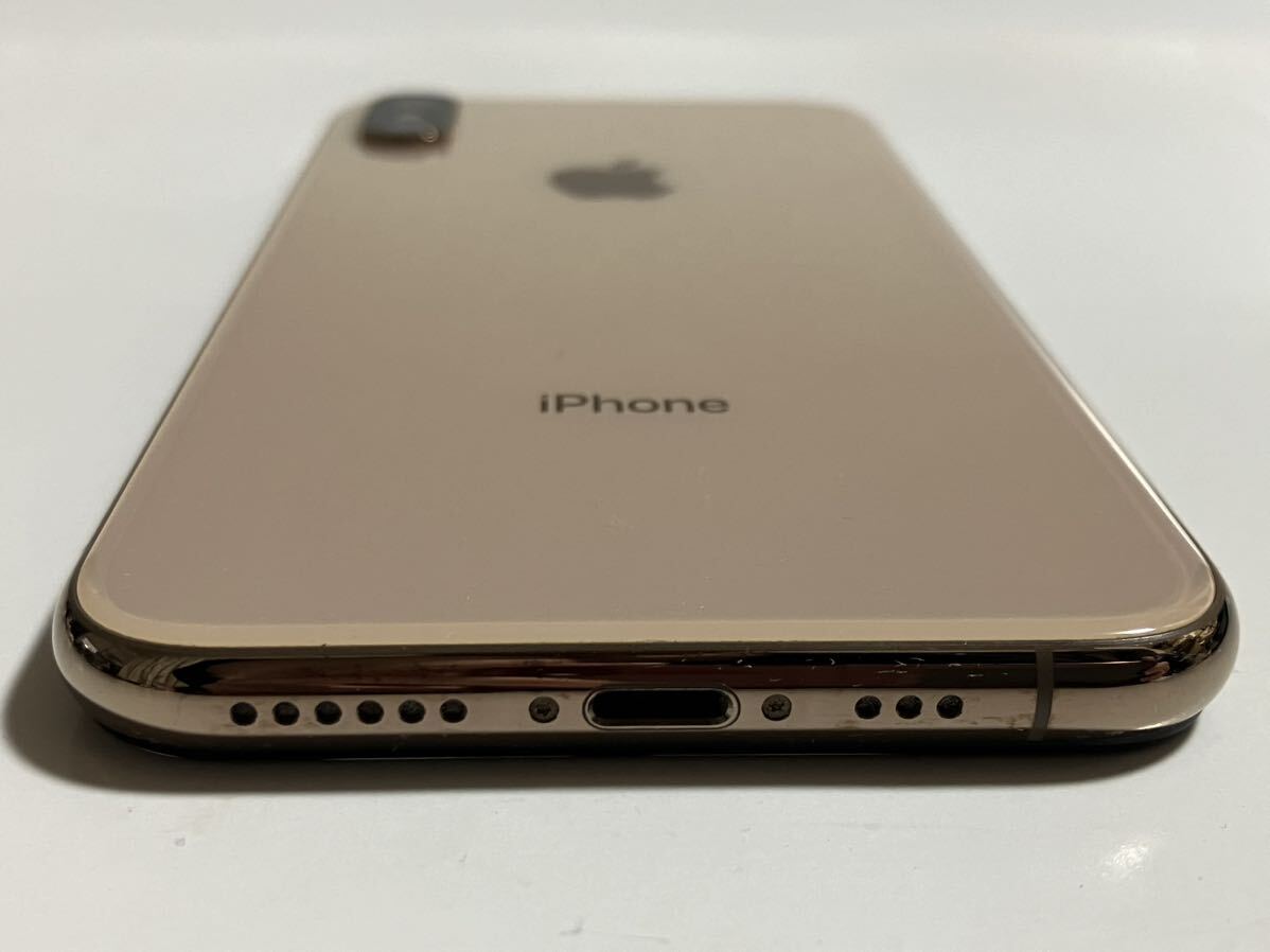 外観良品 SIMフリー iPhoneXs 64GB 80% 判定 ○ ゴールド XS アイフォン スマートフォン 送料無料 iPhone Xs スマホ_画像6