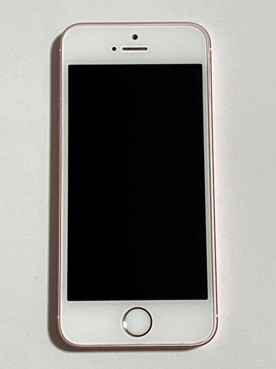 SIMフリー iPhone SE 16GB 96% バージョン 15.8.2 第一世代 ローズゴールド iPhoneSE アイフォン Apple アップル スマートフォン 送料無料_画像1