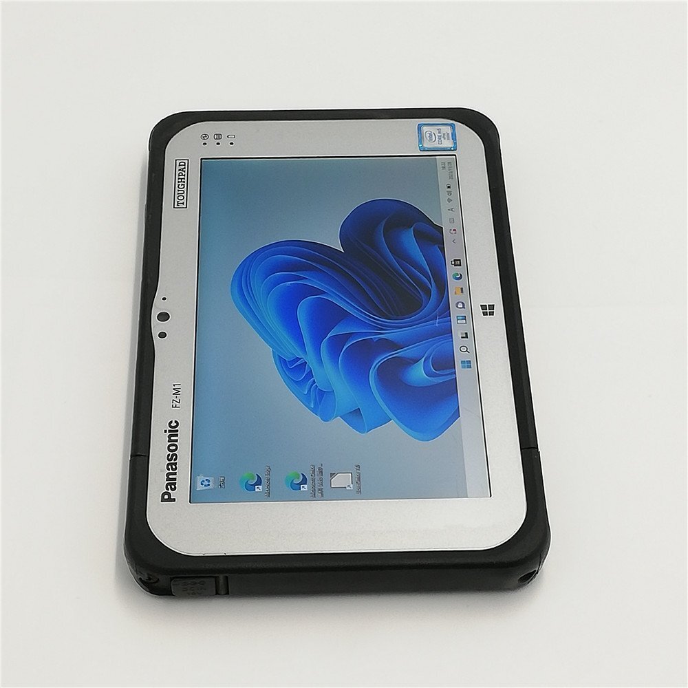  super-discount . bargain 7 type tablet Panasonic TOUGHPAD FZ-M1F150JVJ used no. 6 generation CoreM5-6Y57 high speed SSD Bluetooth web camera Windows11 Office