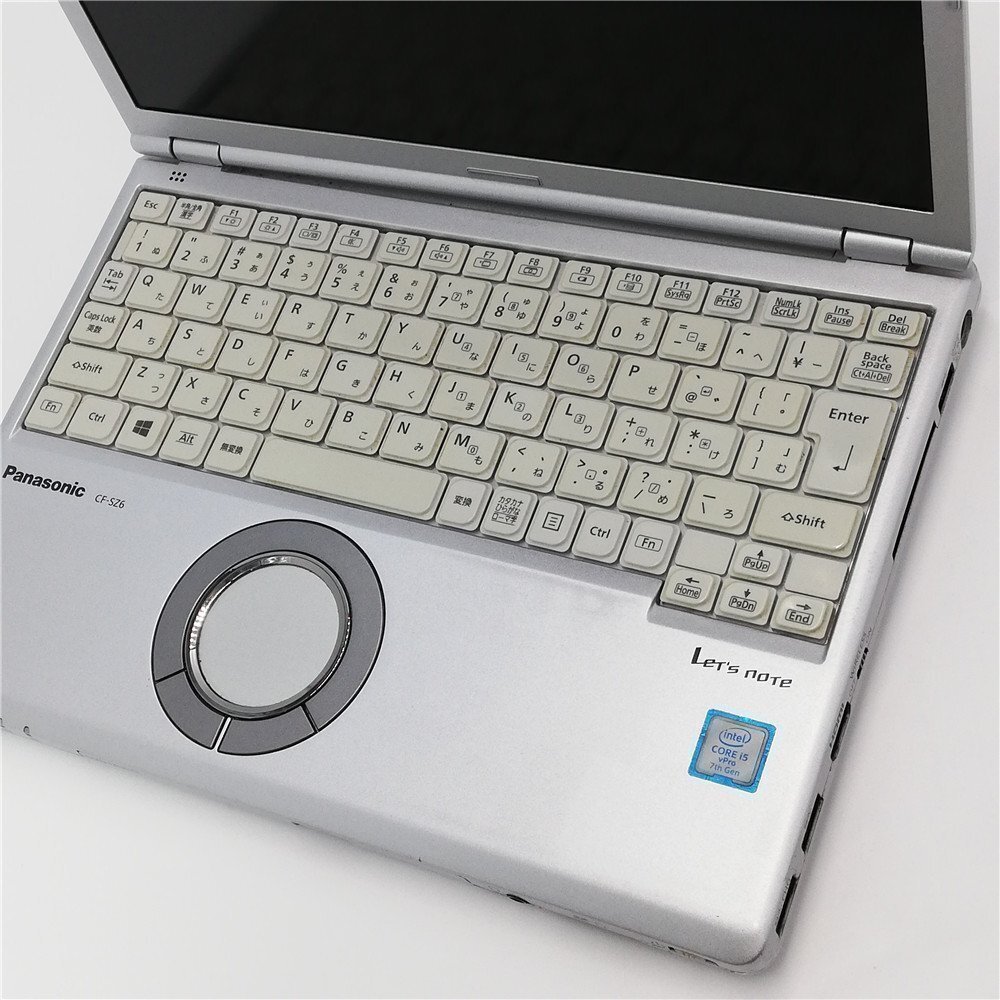 30台限定 高速SSD 中古ノートパソコン Panasonic CF-SZ6RDQVS 第7世代Core i5 8GB DVDRW 無線 Bluetooth カメラ Windows11 Office 保証付き_画像2