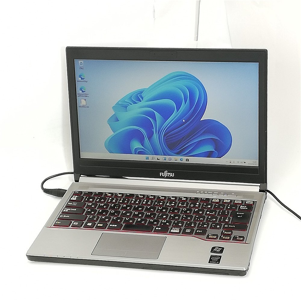 1円～ 激安 日本製 ノートパソコン 富士通 E734/H 中古動作良品 13.3型 第4世代Core i5 DVD 無線LAN Bluetooth Windows11 Office 即使用可_画像2