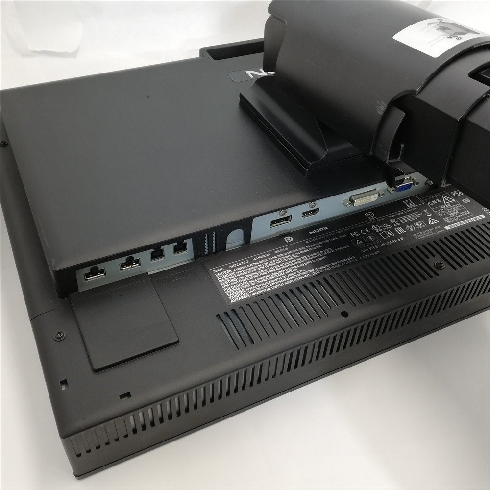 GWセール 5台限定 24.1インチワイド 液晶モニター NEC MD242C2 WUXGA 解像度1920×1200 IPS方式液晶 HDMI端子 DisplayPort DVI-D_画像6