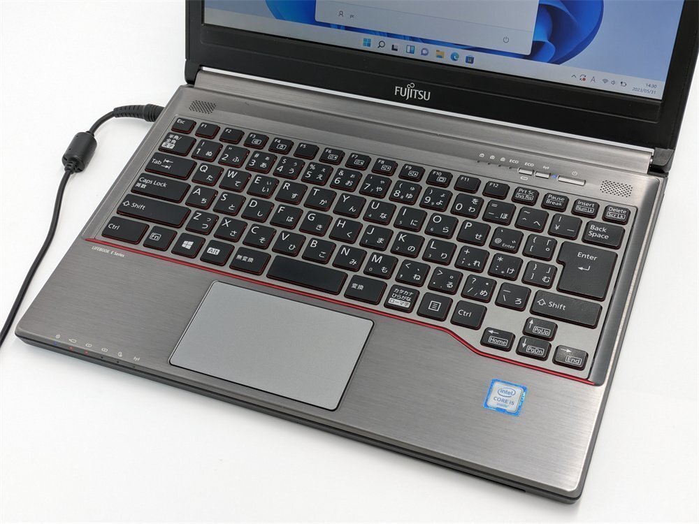 1円～ Wi-Fi有 富士通 中古ノートパソコン E736/P 第6世代 Core i5 8GB DVDマルチ 無線LAN Bluetooth webカメラ Windows11 Office 即使用可の画像2