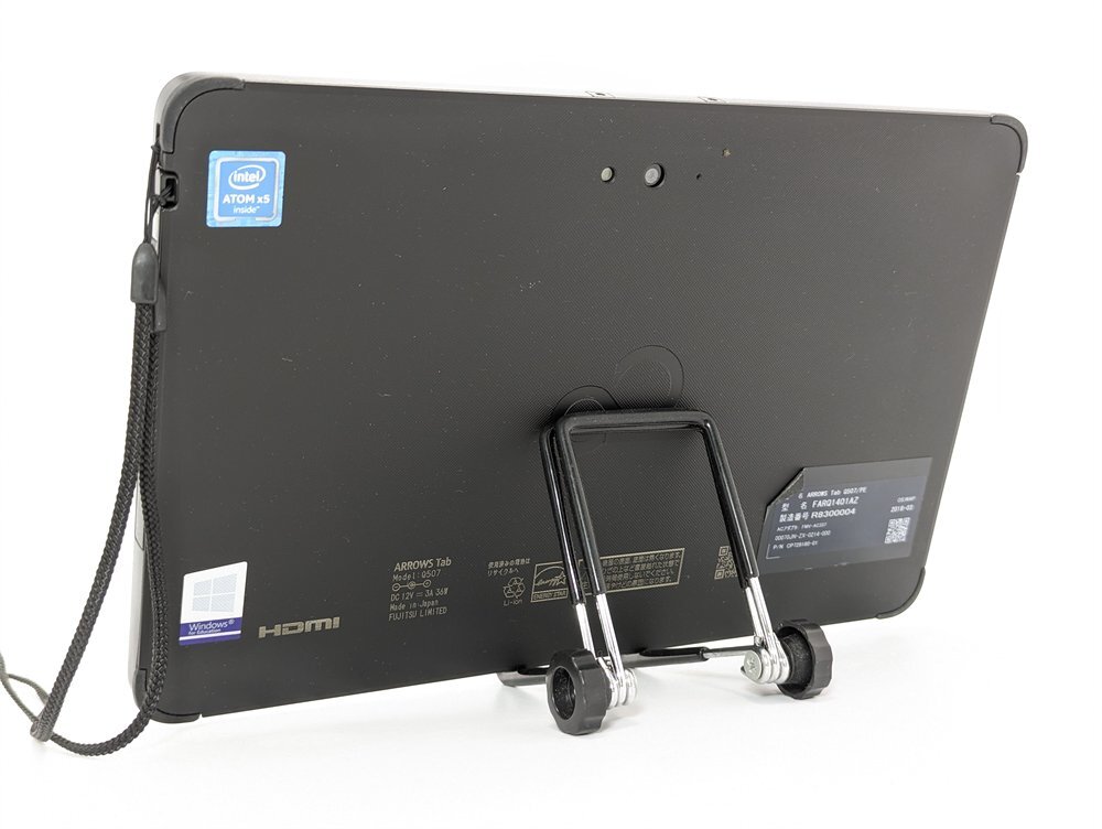 1円～ タブレット バッテリサイクル15回 ペン付き 10インチ 富士通 タブレット ARROWS Tab Q507/PE Atom 無線 Bluetooth カメラ Windows11の画像2