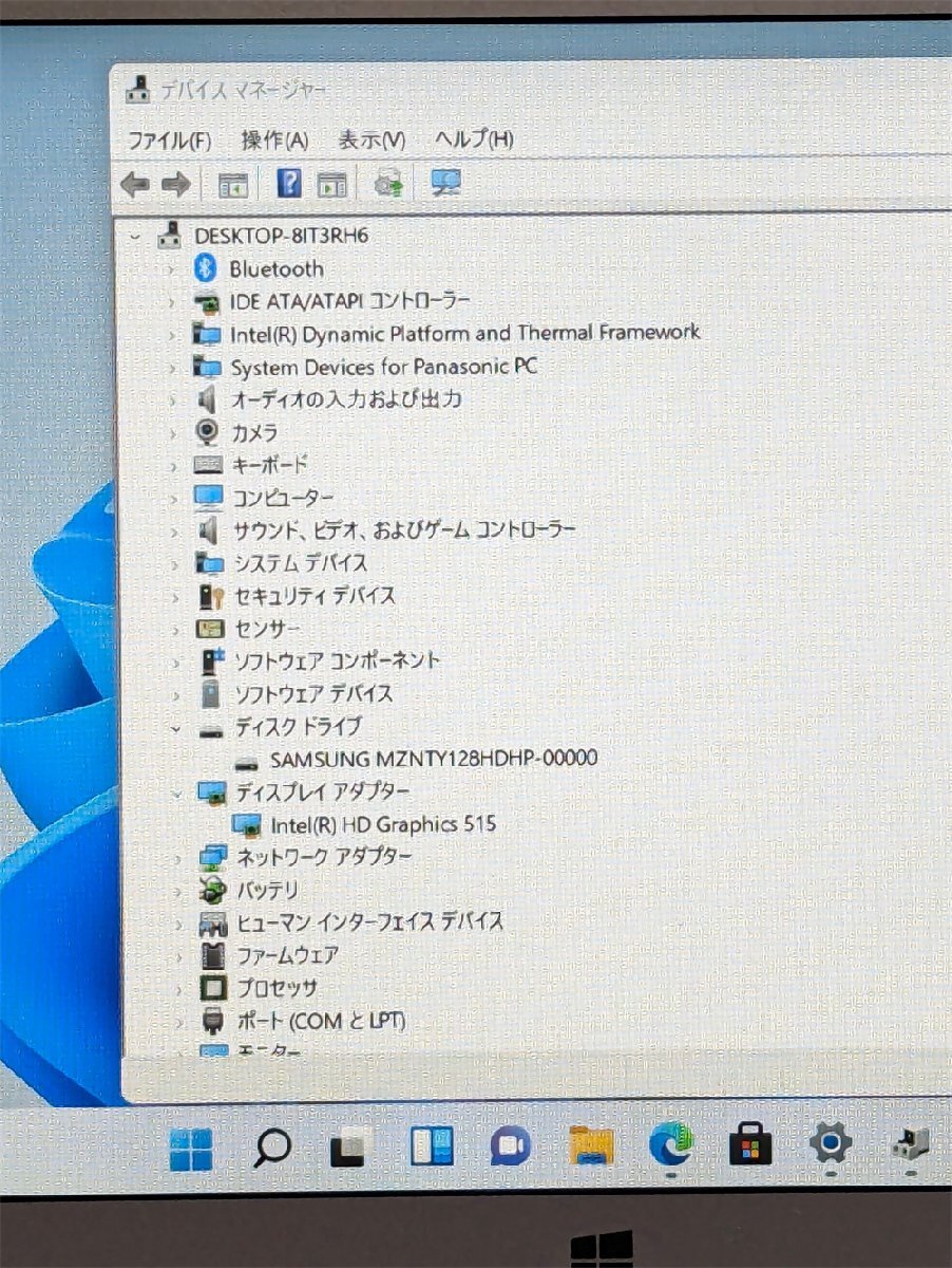 1円～ タブレット パソコン 高速SSD Panasonic TOUGHPAD FZ-M1F150JVJ CoreM5-6Y57 無線 カメラ Bluetooth Windows11 office 即使用可能の画像9