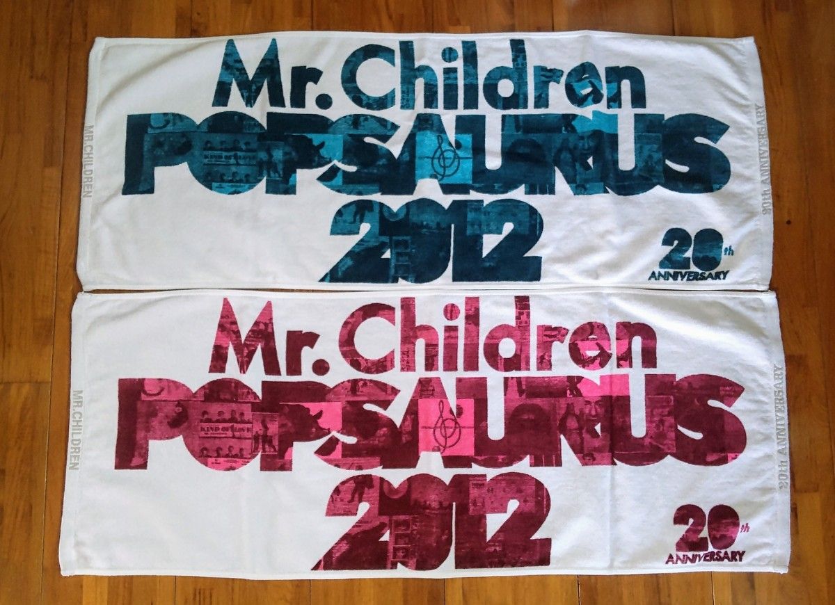 Mr.Children ライブツアーグッズ POPSAURUS2012  20th Tシャツ マフラータオル