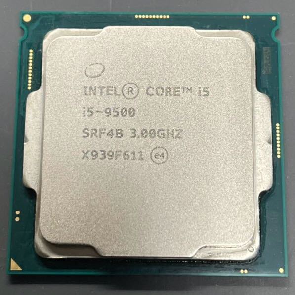 第9世代 Core i5-9500 3.00GHz (4.40GHz) 6コア　6スレッド ソケット　FCLGA1151 _画像1