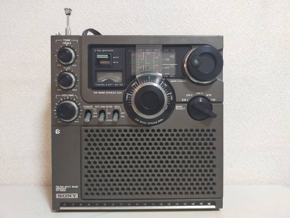 SONY ソニー スカイセンサー ICF-5900 マルチバンドレシーバー ラジオ ジャンク品_画像1