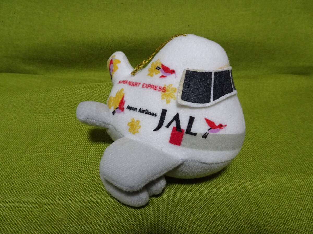 飛行機　航空会社ぬいぐるみ 日本航空JAL　（クレーンゲーム景品）　中古_画像1