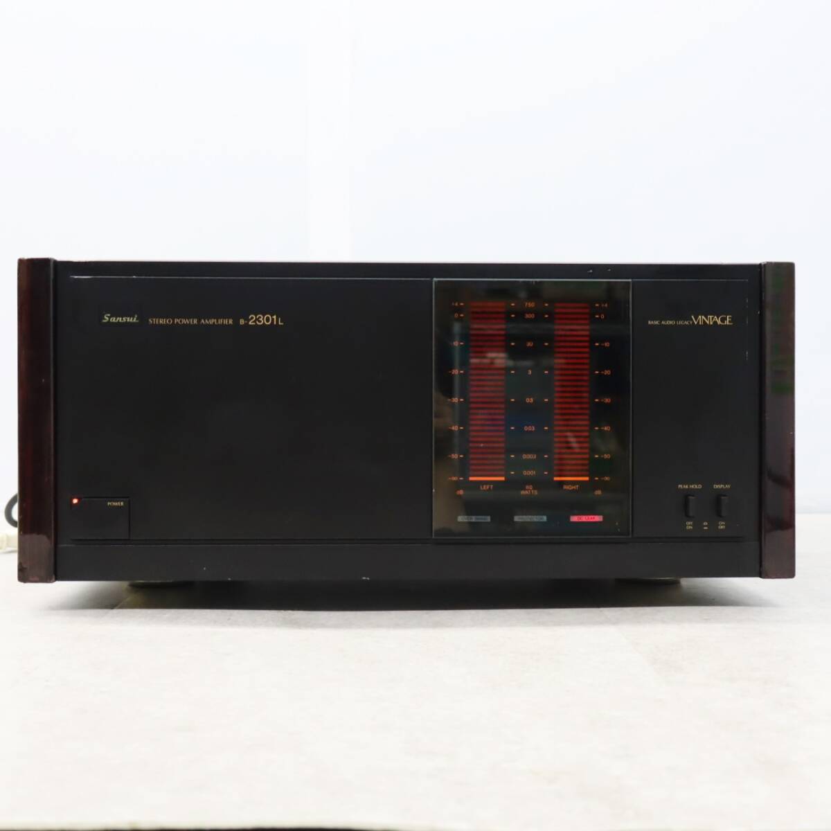 ! rare * ultra rare! l stereo power amplifier sound equipment lSANSUI landscape Sansui B-2301L l regular price 470,000(1982 year ) #O9608