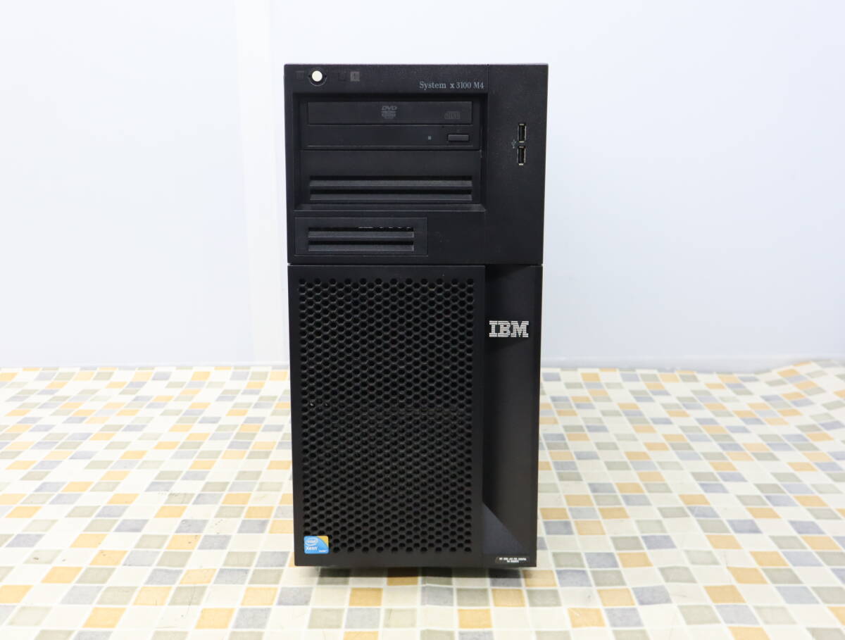 ▽BIOS起動OK 現状販売|PC サーバー パソコン|IBM System x3100 M4 Xeon メモリ4G HDDなし| ジャンク扱い■O7910