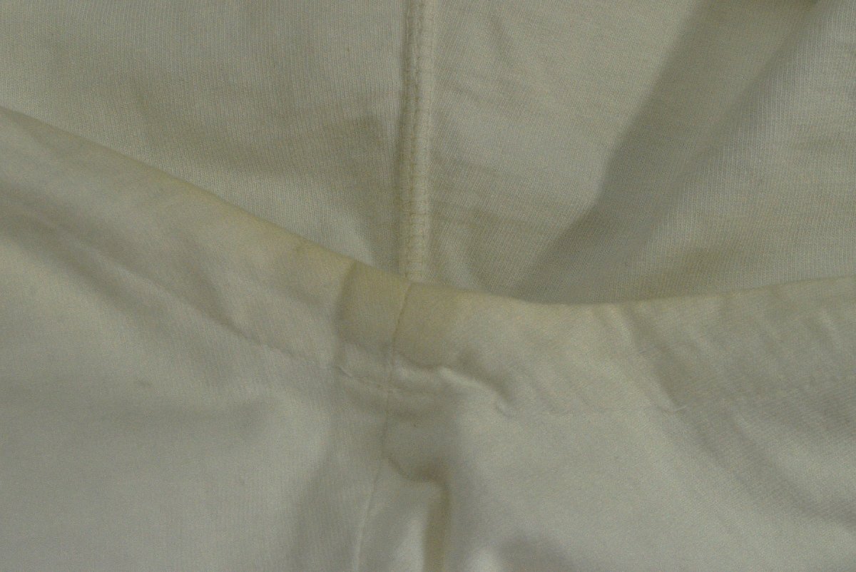 0336-24F0010★REMI RELIEF レミレリーフ ビームス★いろいろ着まわせるホワイトパーカーカットソー メンズM 長袖Tシャツの画像5
