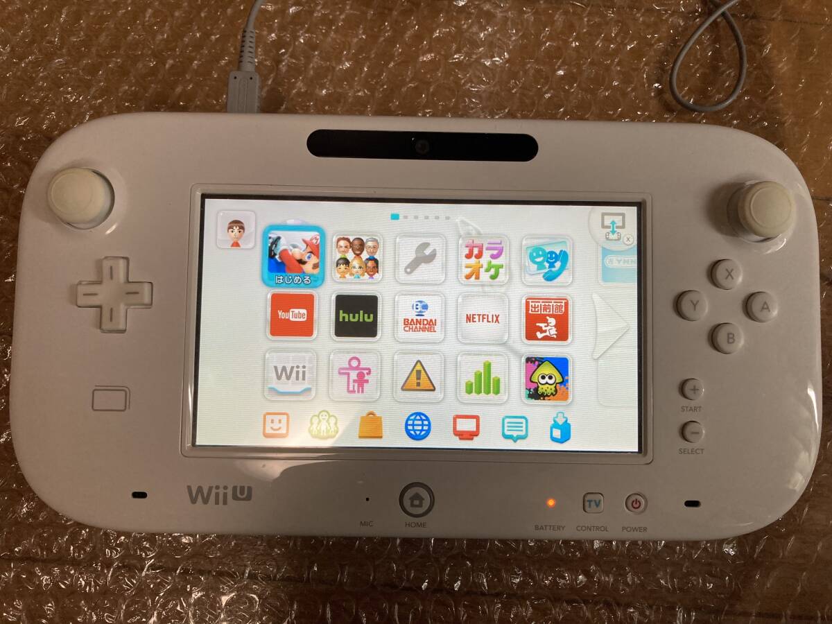 即決! Wii U スプラトゥーン 本体 同梱版 プレミアムセット ホワイト 32GB _画像8