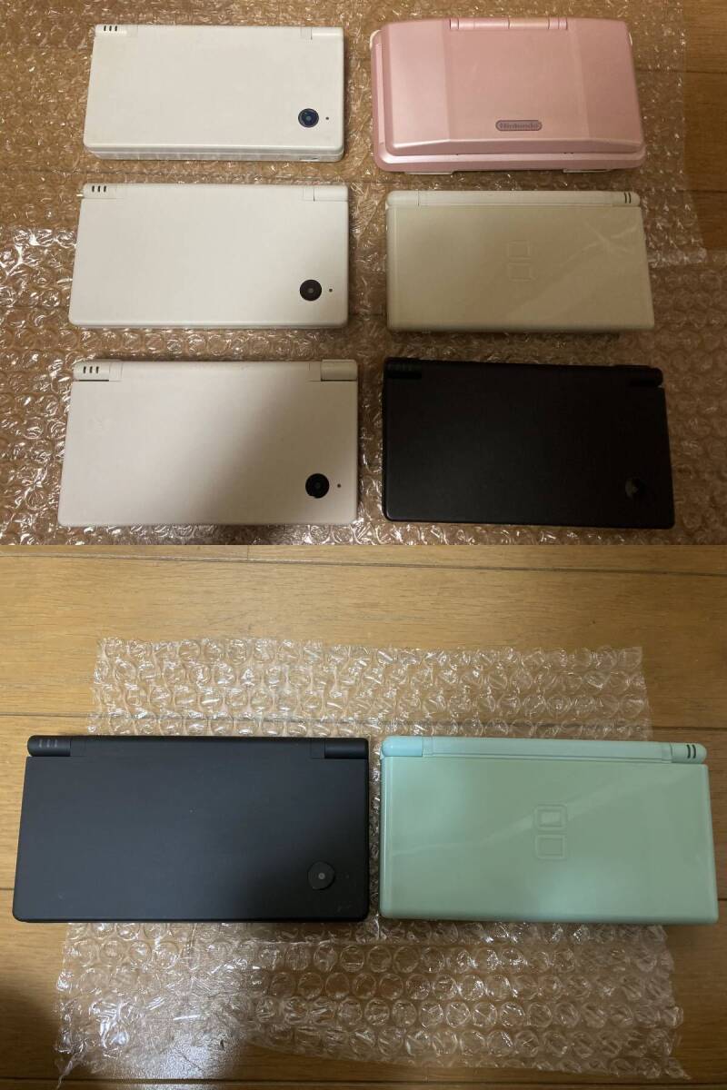 8台セット 任天堂 ニンテンドー DSi 本体 ホワイト ブラック 初代 DS 本体 キャンディピンク DS Lite 本体 ホワイトの画像1