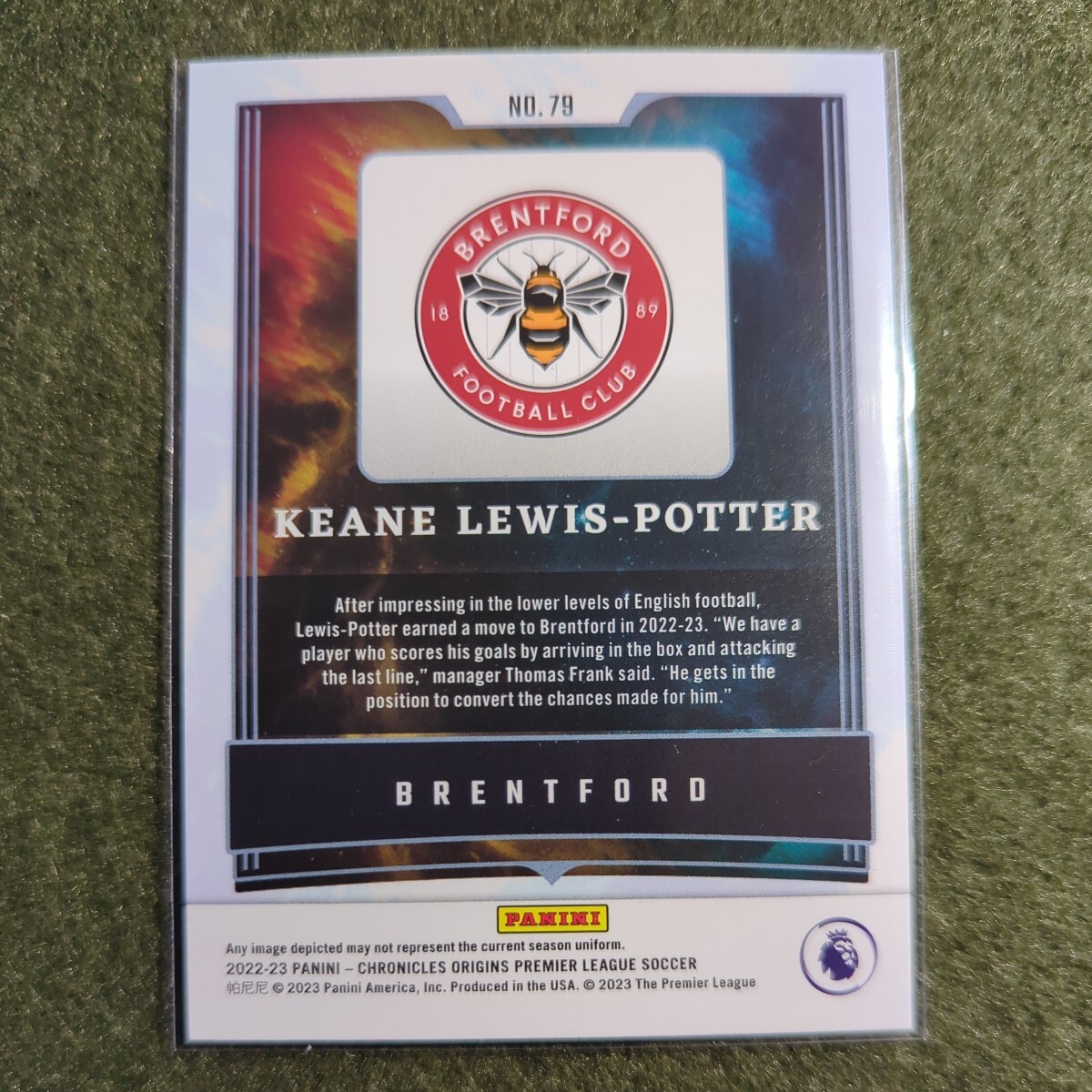 2022-23 PANINI CHRONICLES ORIGINS LEWIS-POTTER RCの画像2