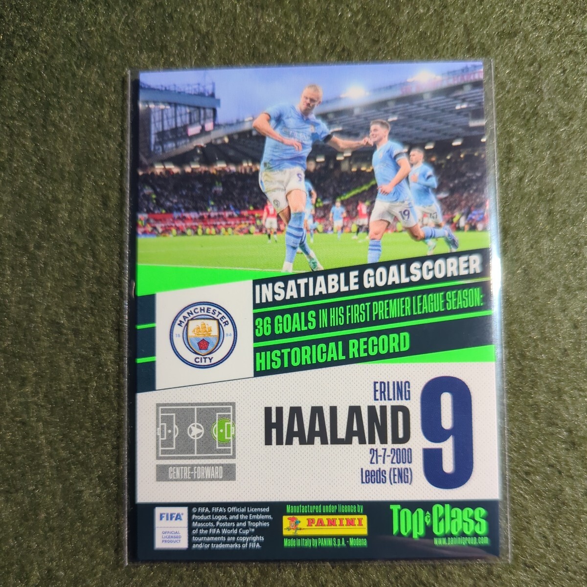 20024 PANINI Top Class HAALAND インサートの画像2