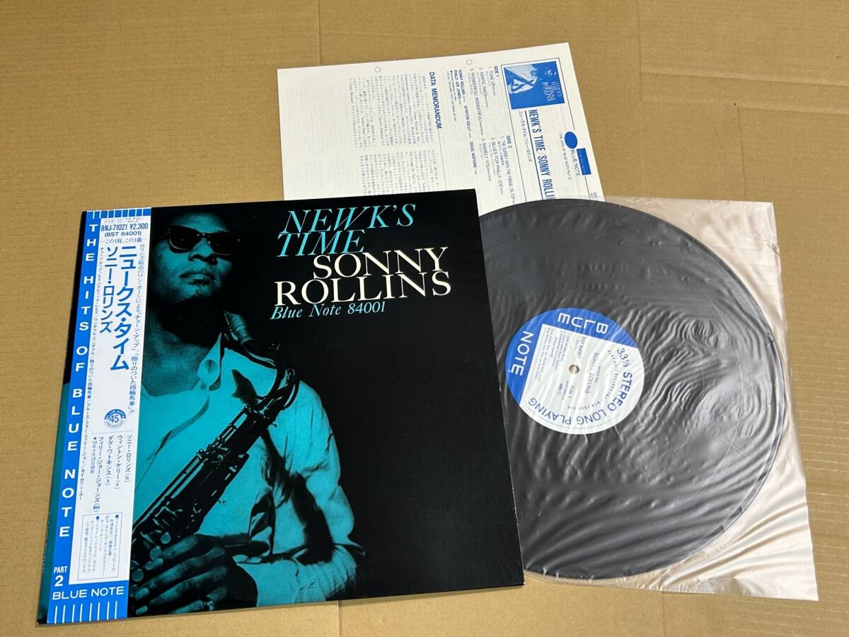 ソニー・ロリンズ SONNY ROLLINS / ニュークス・タイム NEWK'S TIME 帯付 国内盤 LP ブルーノート BLUE NOTE BNJ-71021の画像1